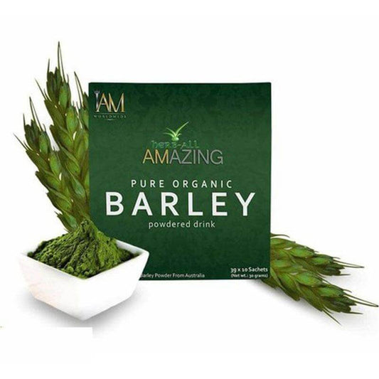 IAM Worldwide Amazing Pure Organic Barley powdered drink mix